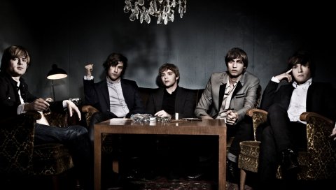 Mando diao, стол, кресла, банда, люстра