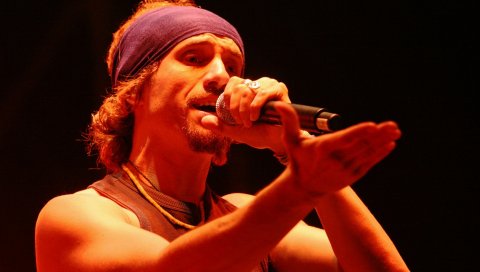Macaco, микрофон, рука, шоу, свет