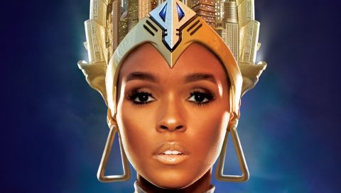 Janelle monae, девушка, губы, зубы, взгляд