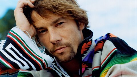 Jamiroquai, лицо, рука, борода, взгляд