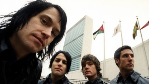 Inc, band, flags, faces, look