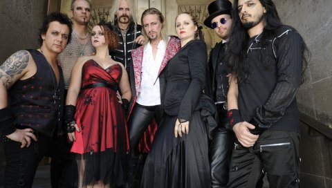 Therion, группа, девушки, изображение, татуировка
