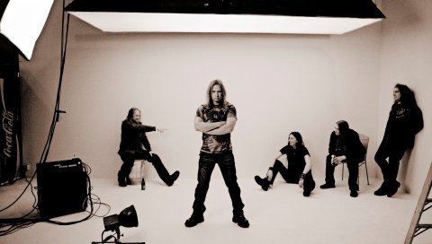 Stratovarius, группа, свет, фотосет, лестница