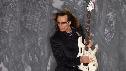 Steve vai, гитара, очки, фон, графика