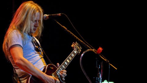 Jerry cantrell, гитара, микрофон, блондинка, игра