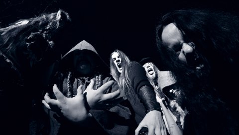 Finntroll, группа, руки, крик, лица