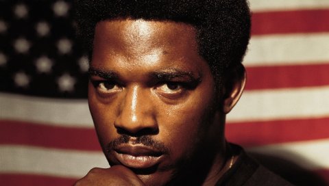 Edwin starr, лицо, флаг, свет, взгляд