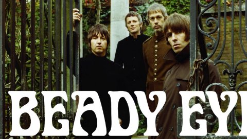 Beady eye, gate, name, font, band