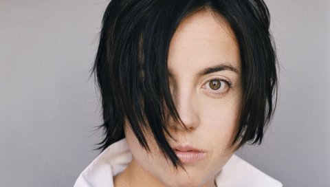 Ariane moffatt, девушка, взгляд, глаз, брюнетка