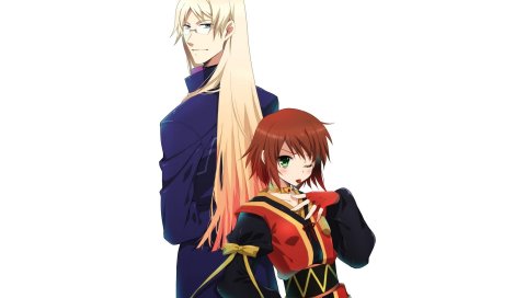 Аниме, мальчик, девушка, высокий, низкий, очки, grimmasa