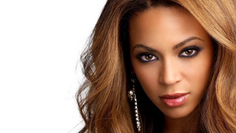 Beyonce, девушка, актриса, продюсер, глаза, губы, белый