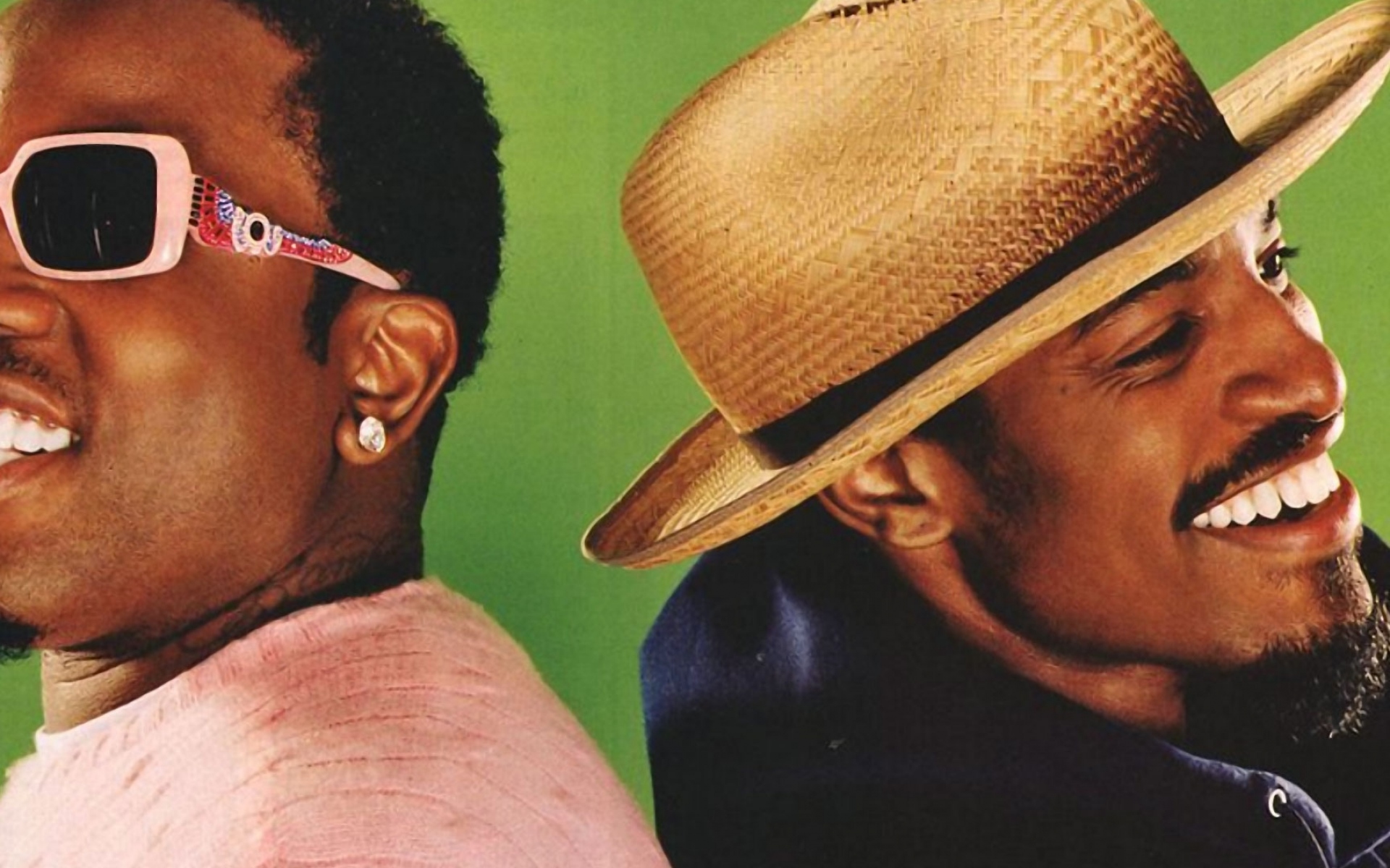 Картинки Outkast, шляпа, часы, улыбка, зубы фото и обои на рабочий стол