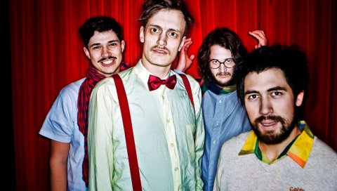 Efterklang, борода, усы, улыбка, очки