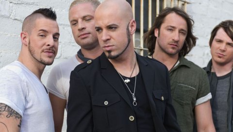 Daughtry, tattoo, лысый, борода, цепочка