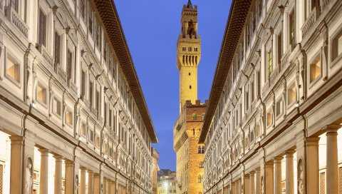 Галерея uffizi, florence, italy