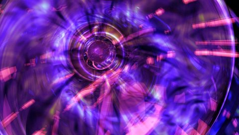 Свет, мяч, огни, фиолетовый, яркий