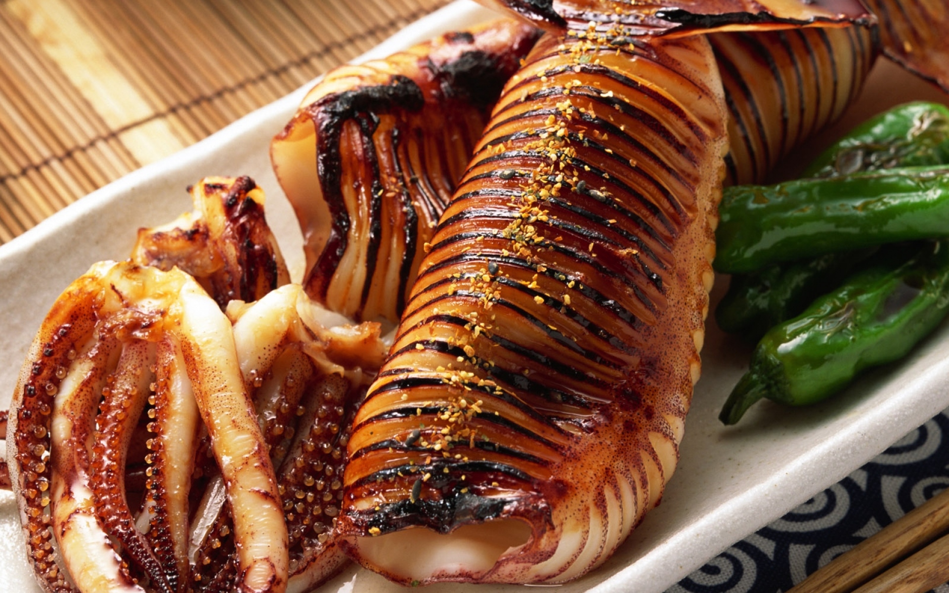 Картинки Морепродукты, осьминоги, щупы фото и обои на рабочий стол