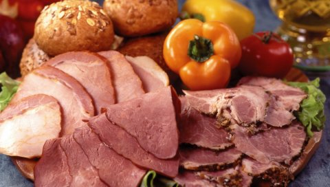 Мясо, ассорти, вырезка, перец, рулоны