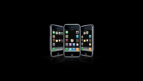 Iphone, apple, 3g, телефон