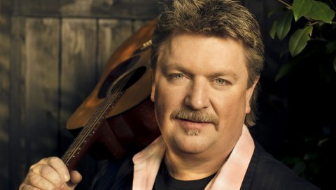 Joe diffie, гитара, усы, взгляд, куртка