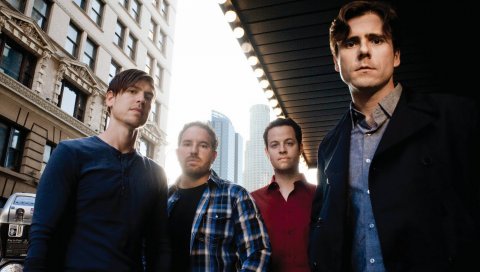 Jimmy eat world, band, outdoor, house, daylight