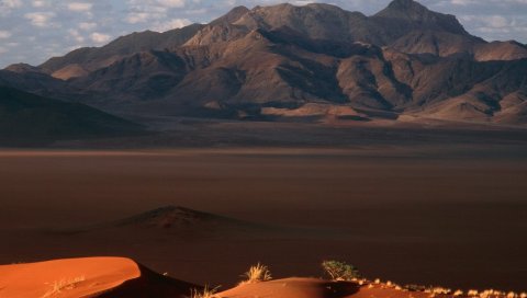 Намибия, пустыня, песок, горы, засуха