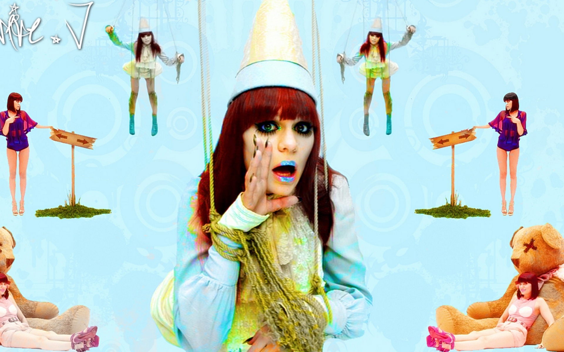 Картинки Jessie j, image, hair, makeup, name фото и обои на рабочий стол
