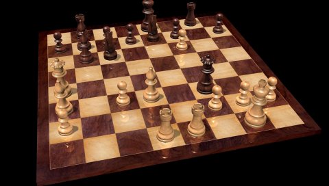 Шахматы, доска, игра, вечеринка, фигуры