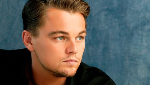 Leonardo dicaprio, мужчина, задумчивый, лицо, особенности