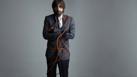 Jason schwartzman, брюнетка, борода, мужчина, длинные волосы, куртка