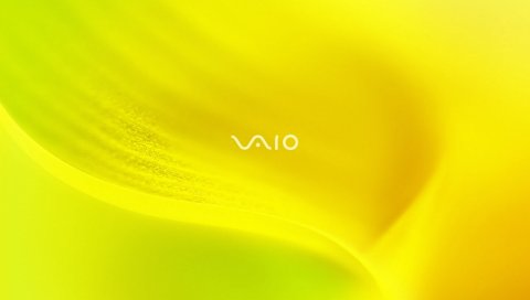 Sony vaio, желтый, система, линия