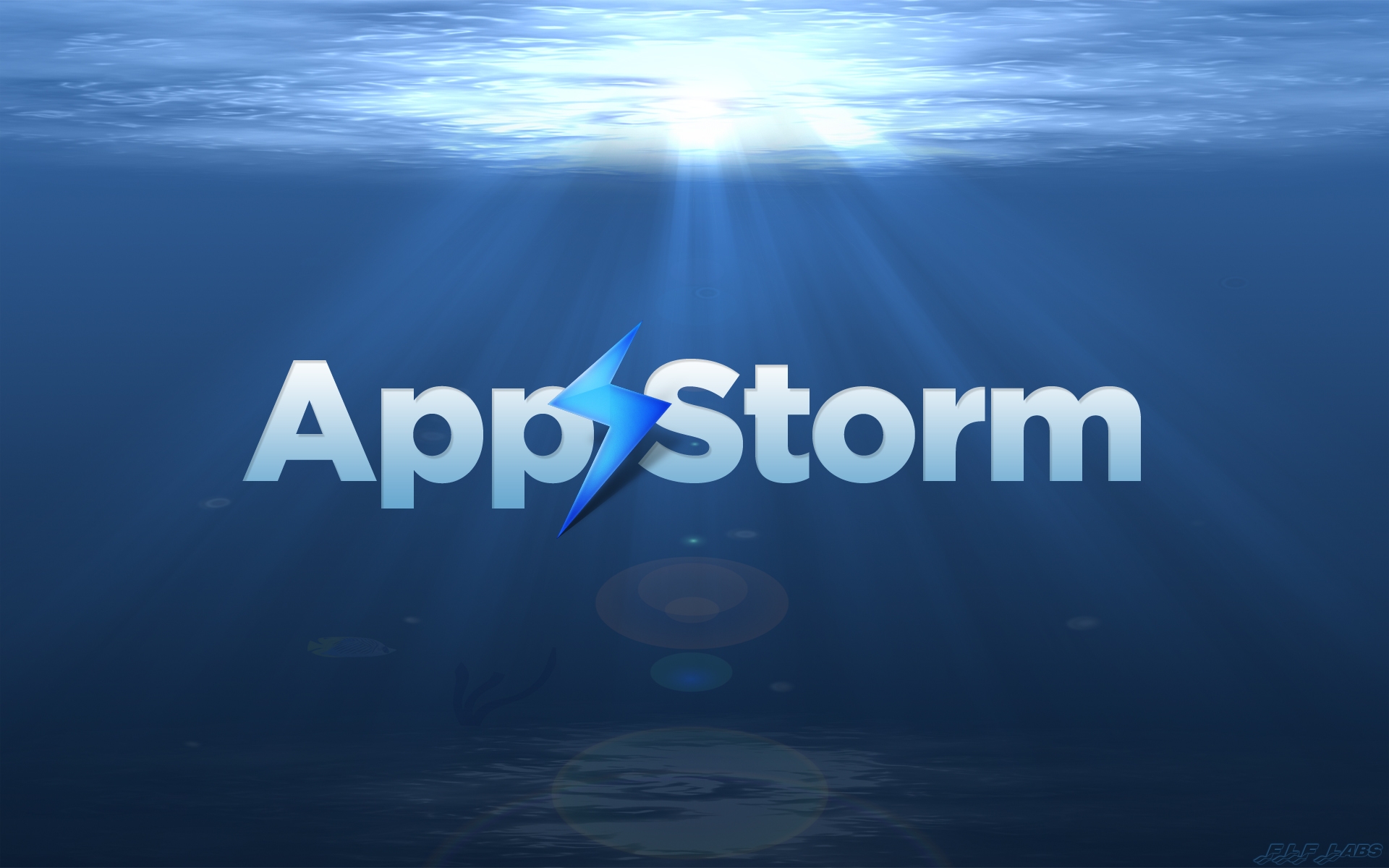 Картинки App storm, apple, mac, water, underwater, blue фото и обои на рабочий стол