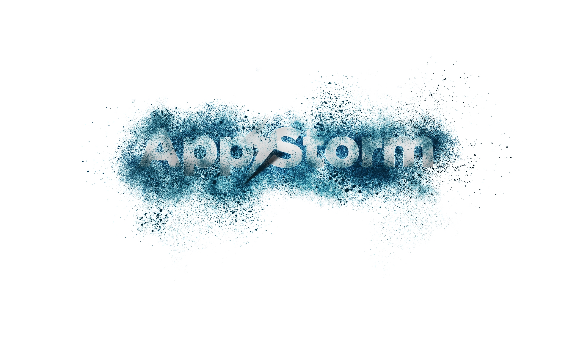 Картинки App storm, apple, mac, white, blue, spray фото и обои на рабочий стол