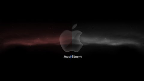 App storm, apple, mac, brown, gray, smoke