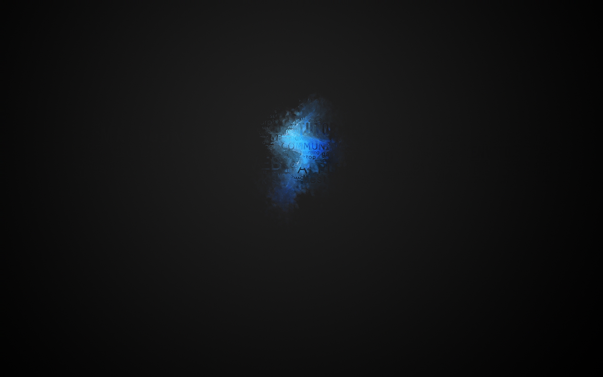 Картинки App storm, apple, mac, character, mel, blue, blurred фото и обои на рабочий стол