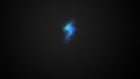 App storm, apple, mac, character, mel, blue, blurred