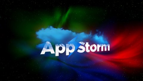 App storm, apple, mac, smoke, red, blue, green