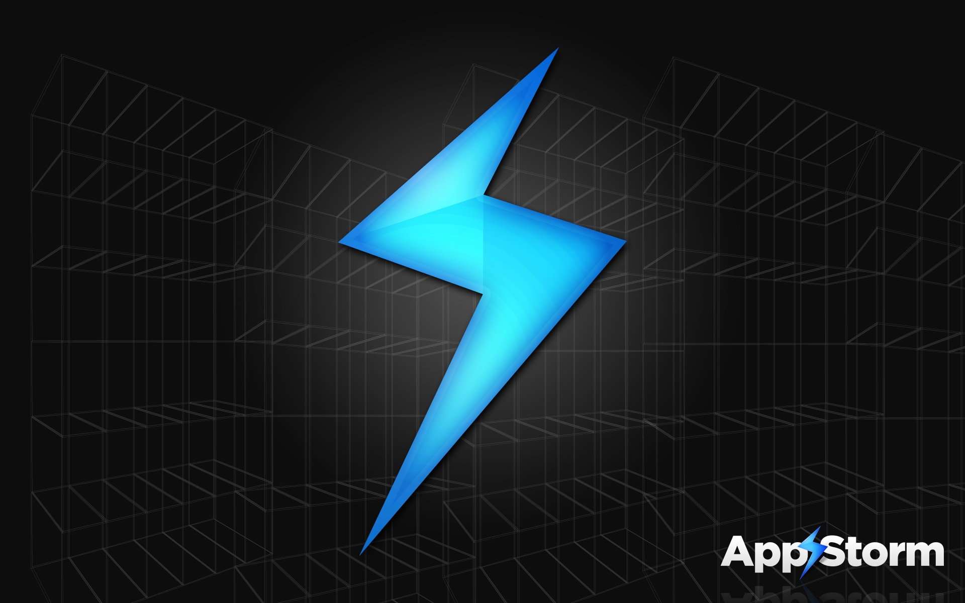 Картинки App storm, apple, mac, black, blue, space фото и обои на рабочий стол