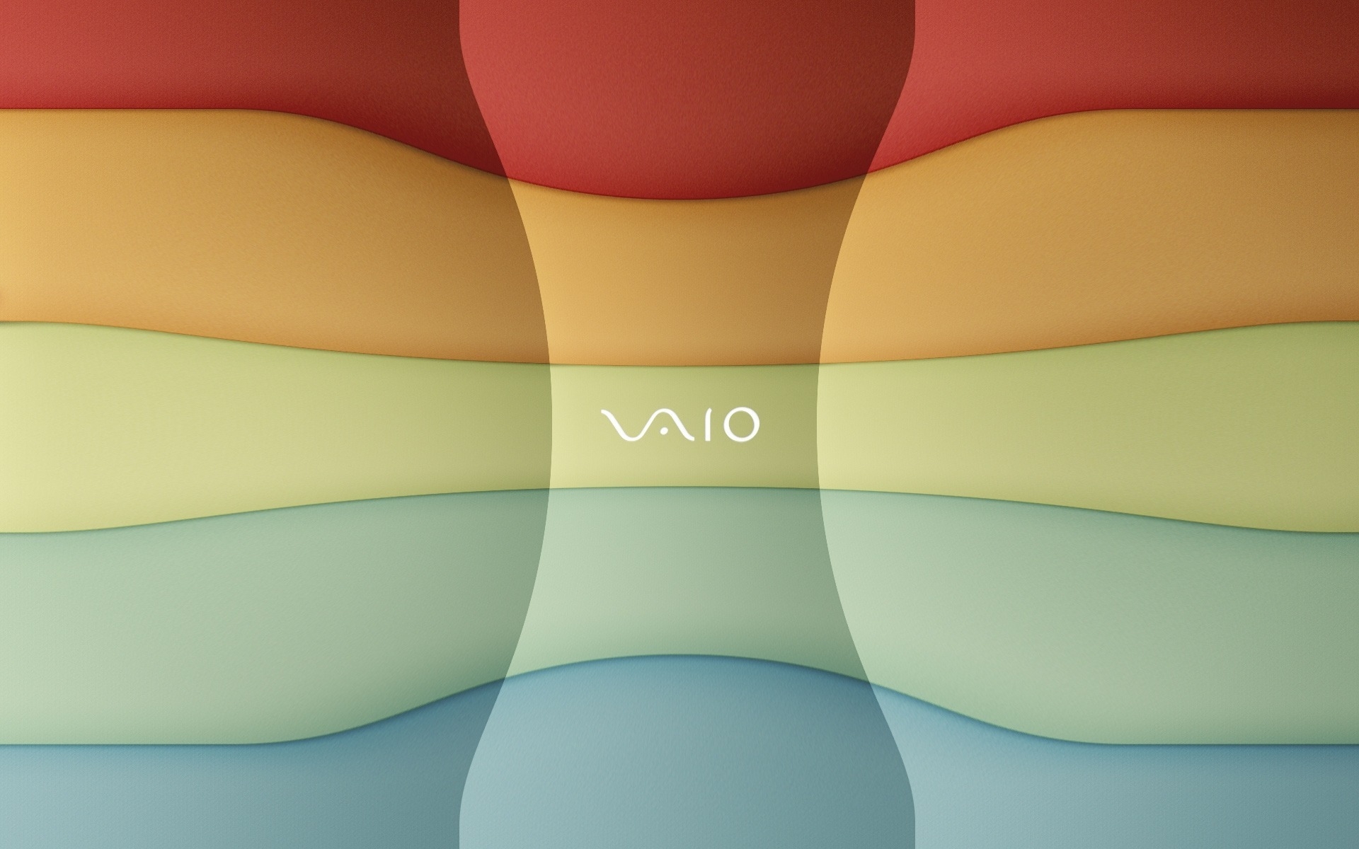 Картинки Sony vaio, символ, компьютер, волны фото и обои на рабочий стол