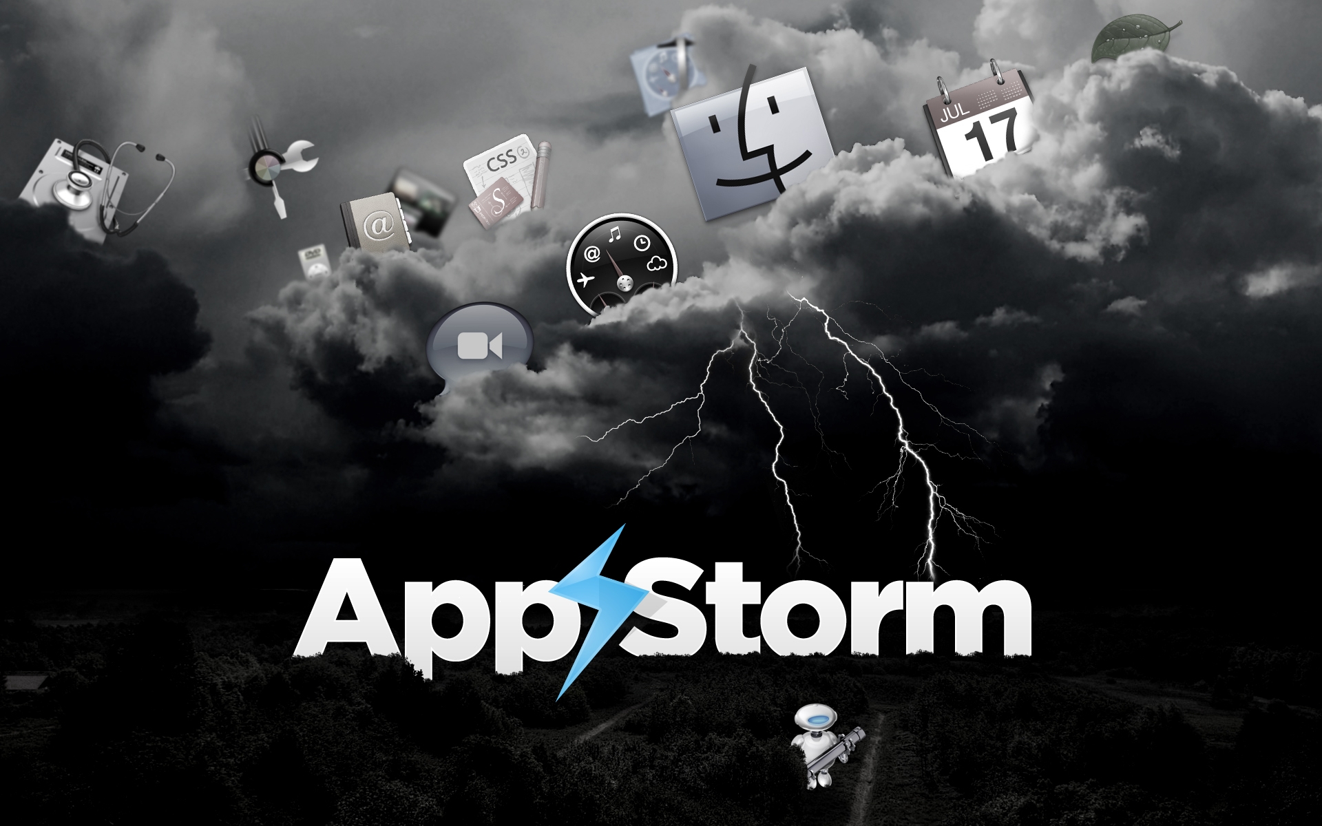 Картинки App storm, apple, mac, clouds, gray, sky, bombing фото и обои на рабочий стол