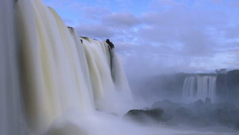 Падает, Бразилия, национальный парк, вода, ручей