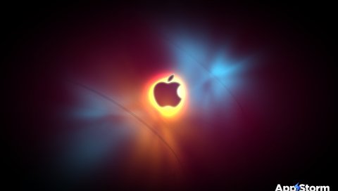 App storm, apple, mac, light, smoke, flash