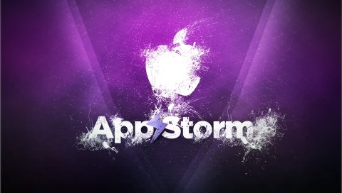 App store, apple, mac, purple, smoke