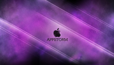 App store, apple, mac, бумага, фиолетовый