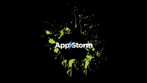 App store, apple, mac, green, black, blotch