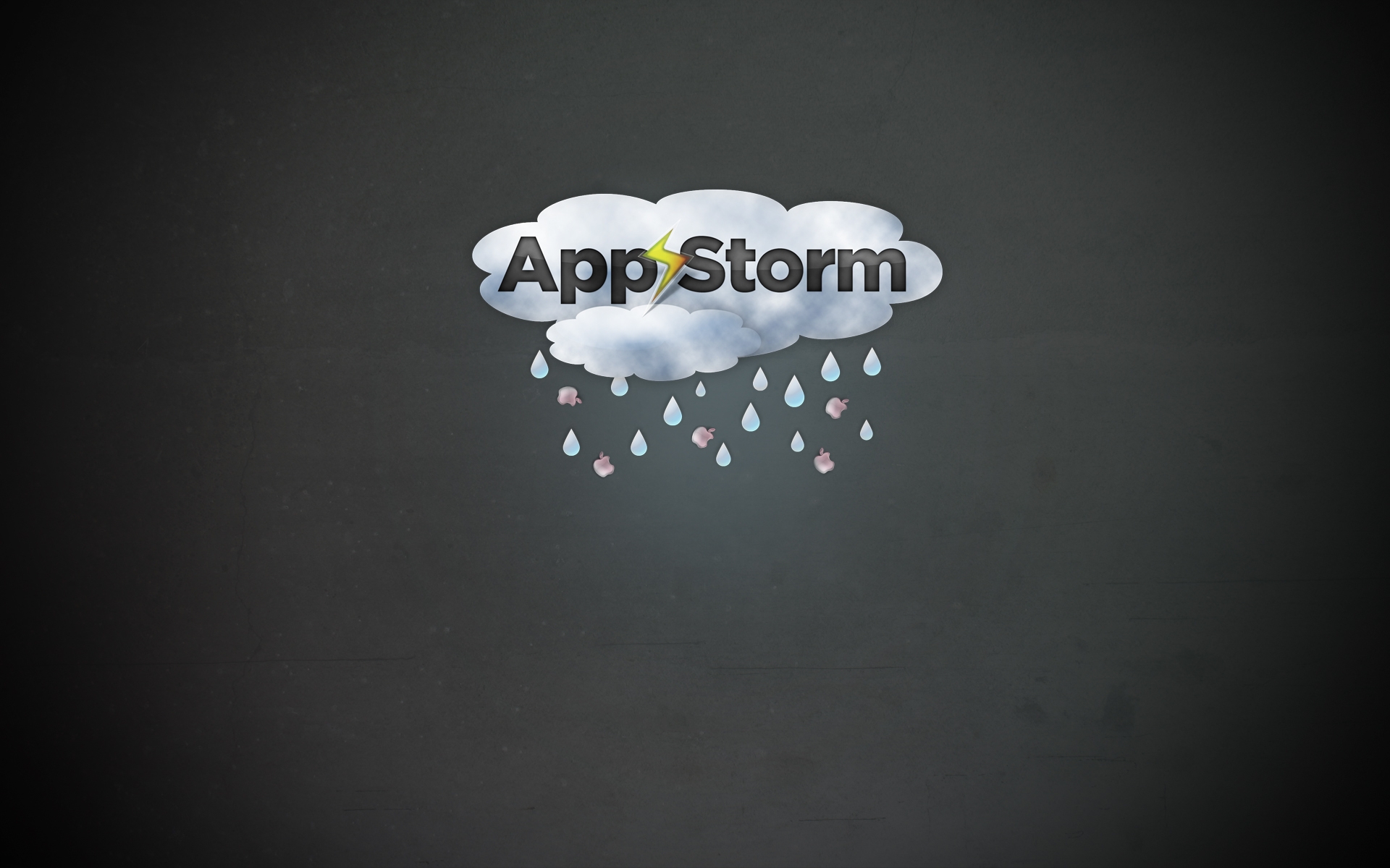 Картинки App store, apple, mac, серый, белый, облака, дождь фото и обои на рабочий стол