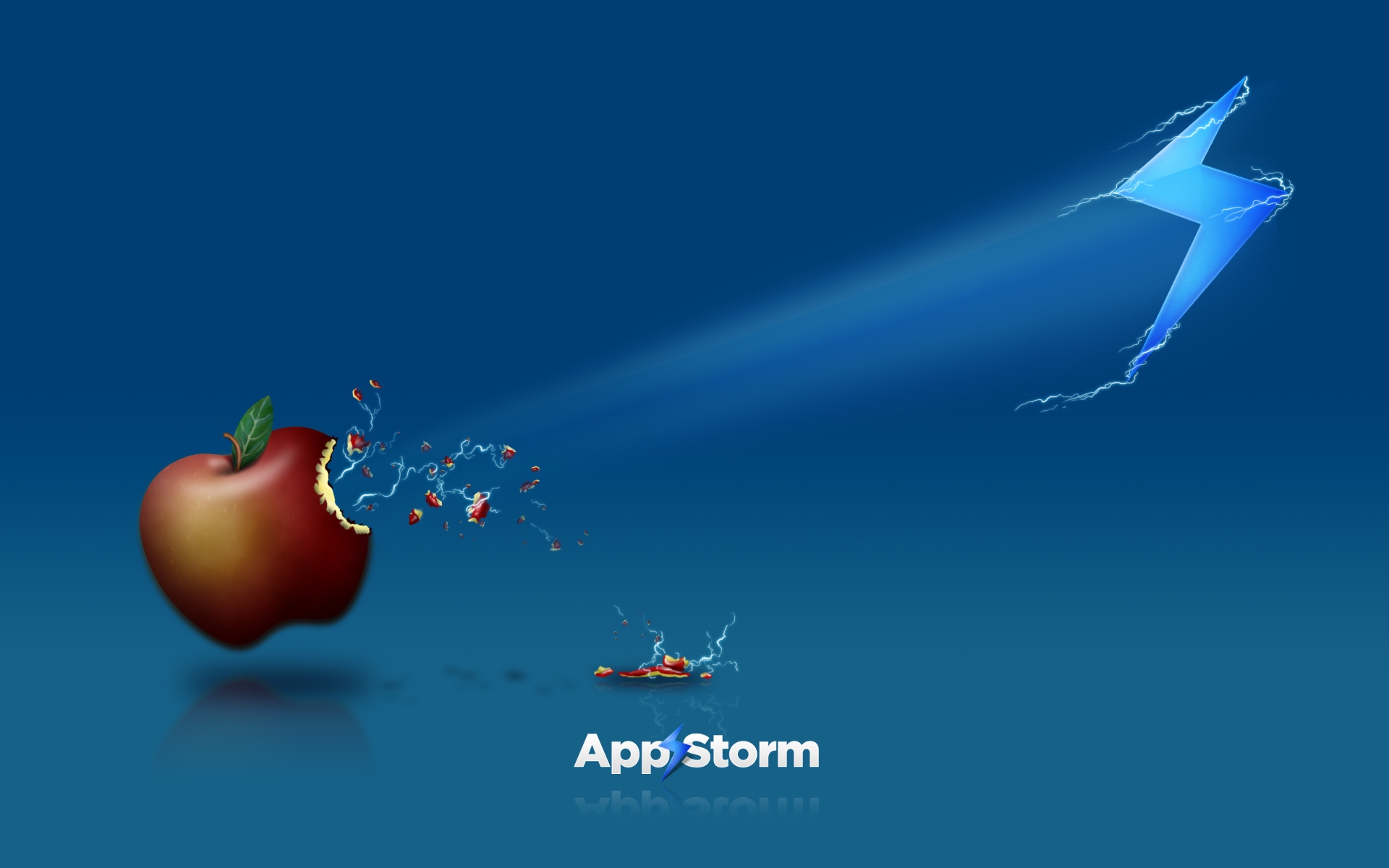 Картинки App store, apple, mac, fruit, shot, lightning фото и обои на рабочий стол