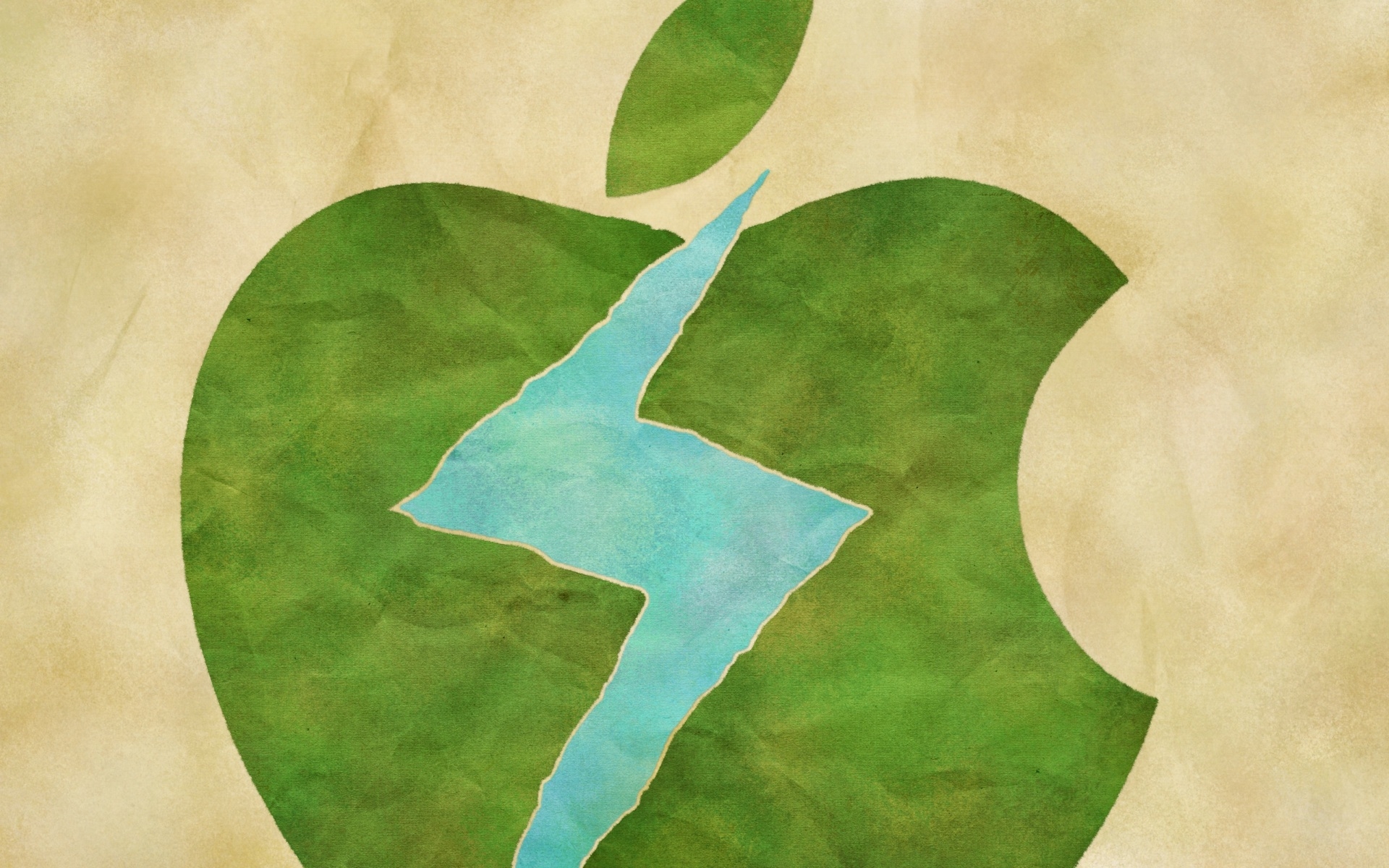 Картинки App storm, apple, mac, green, paper фото и обои на рабочий стол