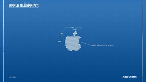 App storm, apple, mac, blue, схема