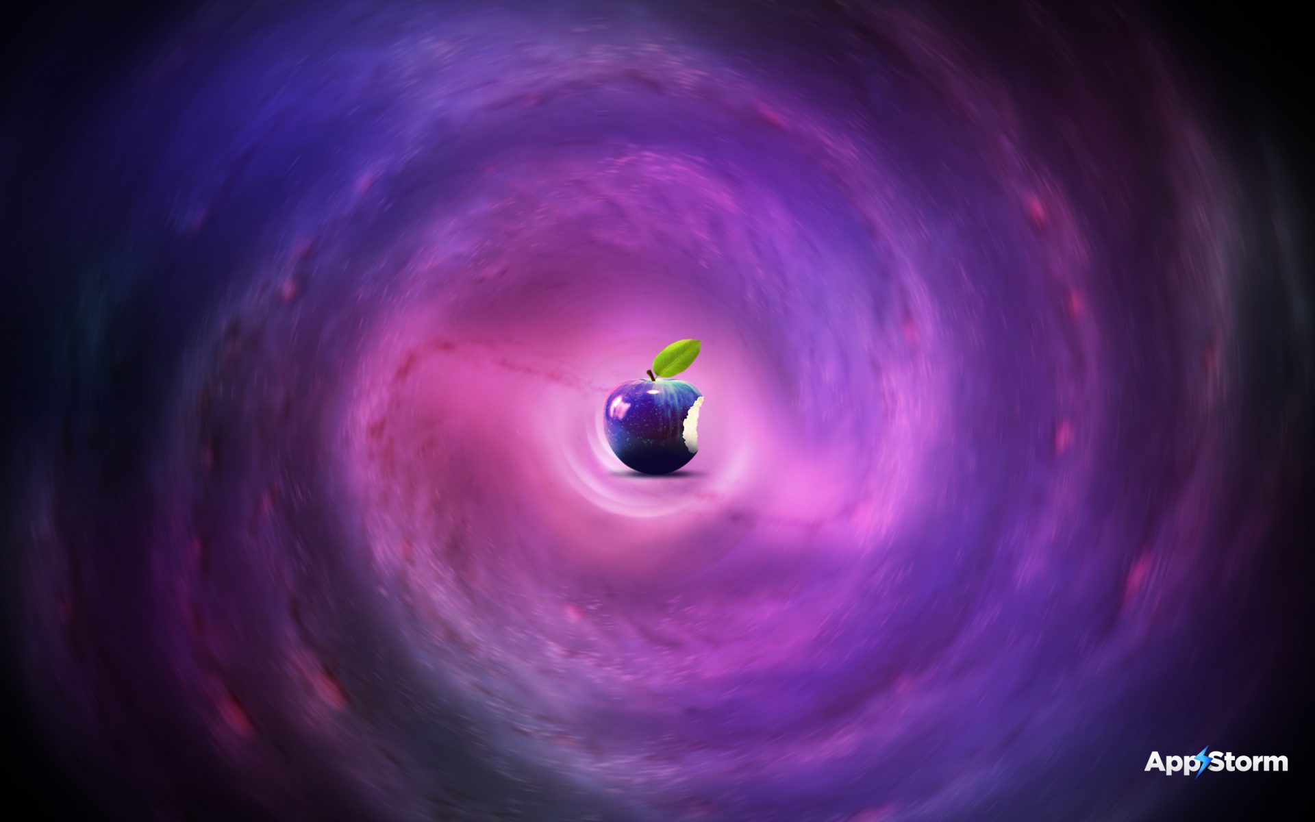 Картинки App storm, apple, mac, purple, smoke фото и обои на рабочий стол